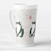 Tasse Latte Grumpy Grenouille japonaise crapaud 19ème siècle (Angle gauche)