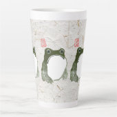 Tasse Latte Grumpy Grenouille japonaise crapaud 19ème siècle (Devant)