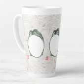 Tasse Latte Grumpy Grenouille japonaise crapaud 19ème siècle (Angle gauche)