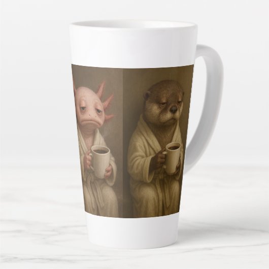 Tasse Latte Grumpy Lake Pals (Angle droit)