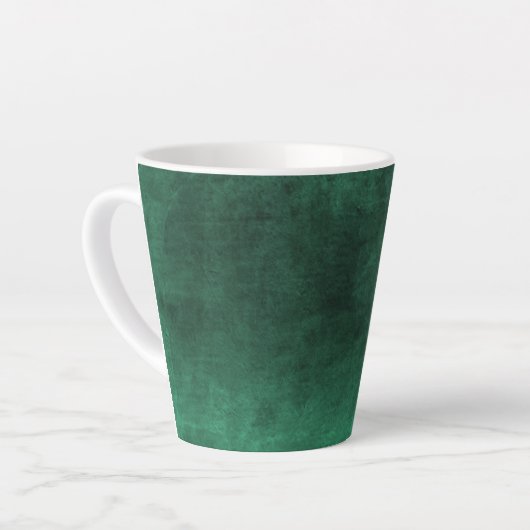 Tasse Latte Grunge foncé - Vert (Angle gauche)