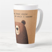 Tasse Latte "Guérir mon enfant intérieur" (Angle droit)
