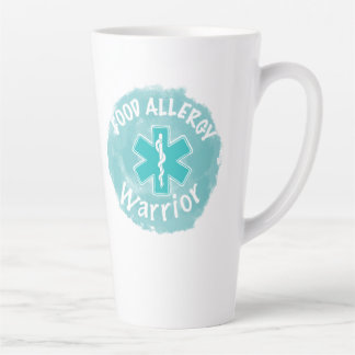 Tasse Latte Guerrier d'allergie alimentaire