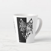 Tasse Latte Guides Animaux Sauvages De 4" De Haut (Angle droit)