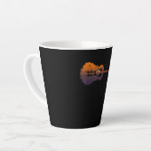 Tasse Latte Guitar Lake Shadow (Angle gauche)