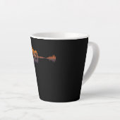Tasse Latte Guitar Lake Shadow (Angle droit)