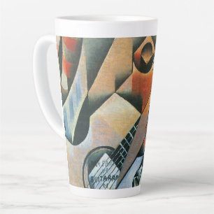 Tasse Latte Guitare (Banjo) et lunettes, Juan Gris, Art Vintag