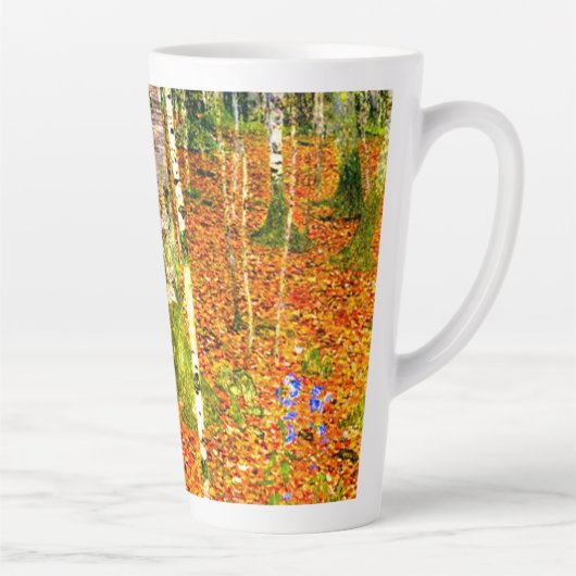Tasse Latte Gustav Klimt Birch Trees (Droite)
