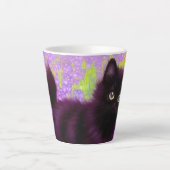 Tasse Latte Gustav Klimt Black Kitten (Devant)