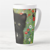 Tasse Latte Gustav Klimt Kitten (Angle droit)