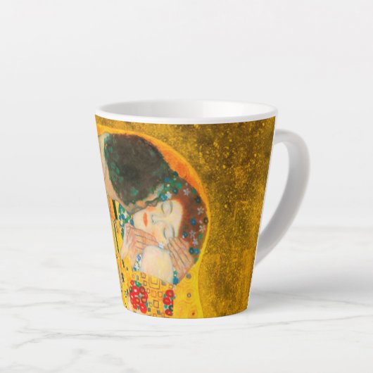 Tasse Latte Gustav Klimt Le Baiser (Angle droit)