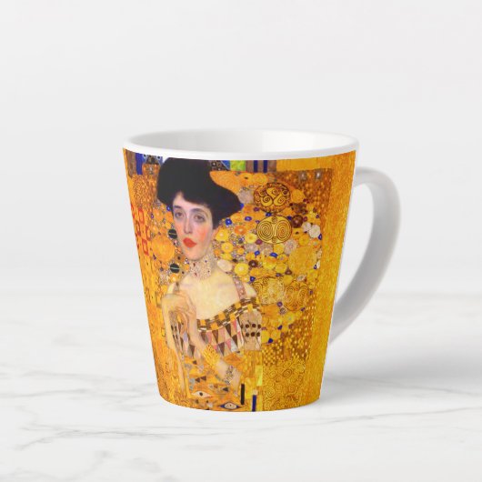 Tasse Latte Gustav Klimt Portrait d'Adele Bloch Bauer (Angle droit)