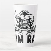 Tasse Latte Gym Rat (Devant)