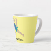 Tasse Latte Gymnaste masculin (Angle droit)
