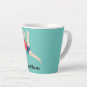 Tasse Latte Gymnaste masculin (Angle droit)