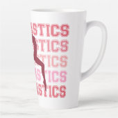 Tasse Latte Gymnastique inspirée (Droite)