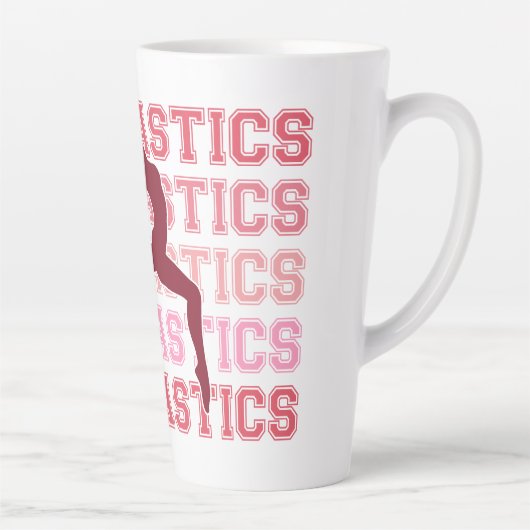 Tasse Latte Gymnastique inspirée (Droite)