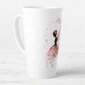 Tasse Latte Hada Rosa con Flores de Sakura (Angle gauche)