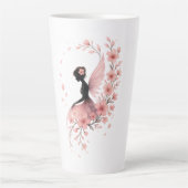 Tasse Latte Hada Rosa con Flores de Sakura (Devant)