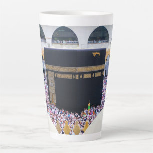 Tasse Latte Hadj Kaaba La Mecque Musulman Arafat pèlerinage Om