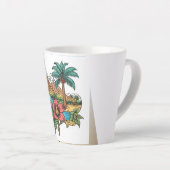 Tasse Latte Haïti (Angle droit)