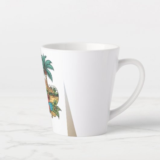 Tasse Latte Haïti (Droite)