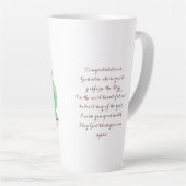 Tasse Latte Hajj Moubarak, Kaaba sainte à La Mecque Arabie Sao (Angle droit)