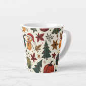 Tasse Latte hallothanksmas petite muqueuse en latte (Angle droit)