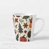 Tasse Latte hallothanksmas petite muqueuse en latte (Droite)