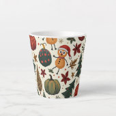 Tasse Latte hallothanksmas petite muqueuse en latte (Devant)