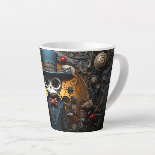 Tasse Latte Halloween (Angle droit)