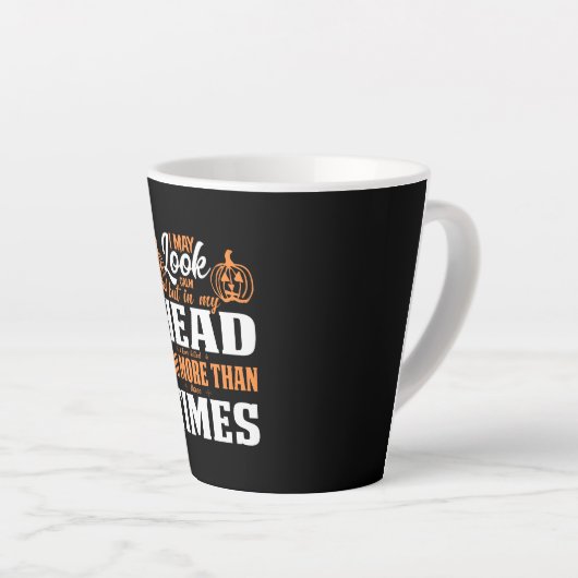 Tasse Latte Halloween (Angle droit)