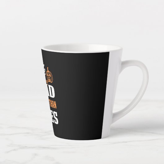 Tasse Latte Halloween (Droite)