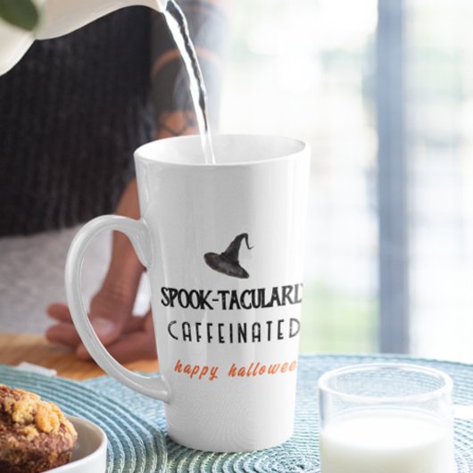 Tasse Latte Halloween à la caféine