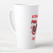 Tasse Latte Halloween Attention I Bite (Angle gauche)