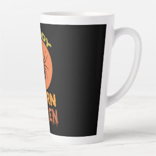 Tasse Latte Halloween Corn Corn Queen Anniversaire