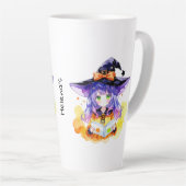 Tasse Latte Halloween de livre (Angle droit)