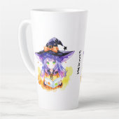 Tasse Latte Halloween de livre (Angle gauche)