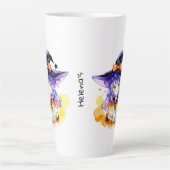 Tasse Latte Halloween de livre (Devant)