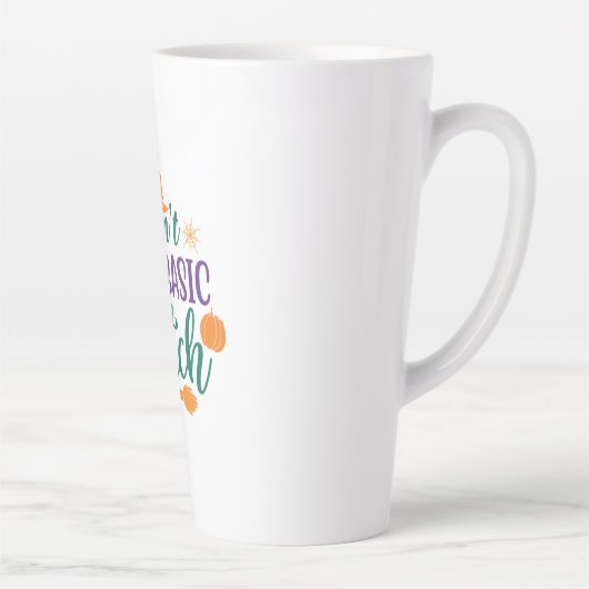 Tasse Latte Halloween Do Not Be A Basic (Droite)