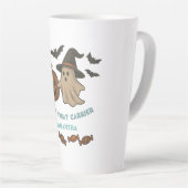 Tasse Latte Halloween éffrayant - Boos, chauves-souris et cure (Angle droit)