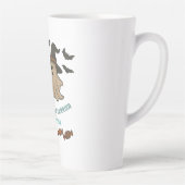 Tasse Latte Halloween éffrayant - Boos, chauves-souris et cure (Droite)