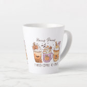 Tasse Latte Halloween et café (Angle droit)