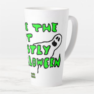 Tasse Latte Halloween grêle grande boue latte