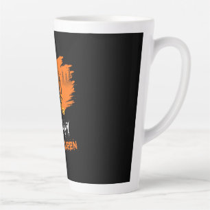 Tasse Latte Halloween Happy Halloween Birthday