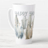 Tasse Latte Halloween joyeuse et joyeuse pour les fantômes (Angle gauche)