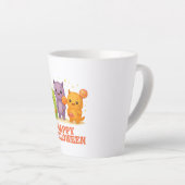 Tasse Latte Halloween Kawaii Monsters & Lollipops (Angle droit)