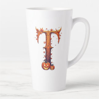 Tasse Latte Halloween MonogramT