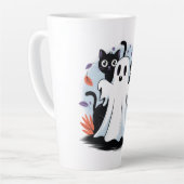 Tasse Latte Halloween Night Prowl (Angle gauche)