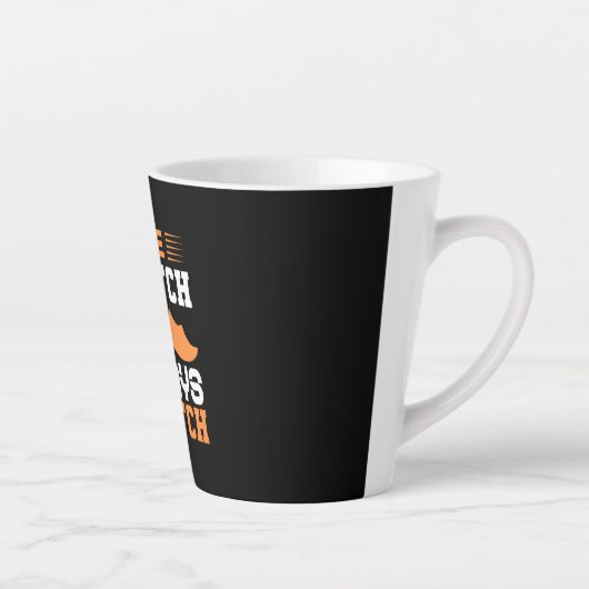 Tasse Latte Halloween Once A Witch Always A Witch Birthday (Droite)